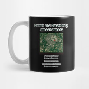 Brantford - Drunk and Disorderly Mug